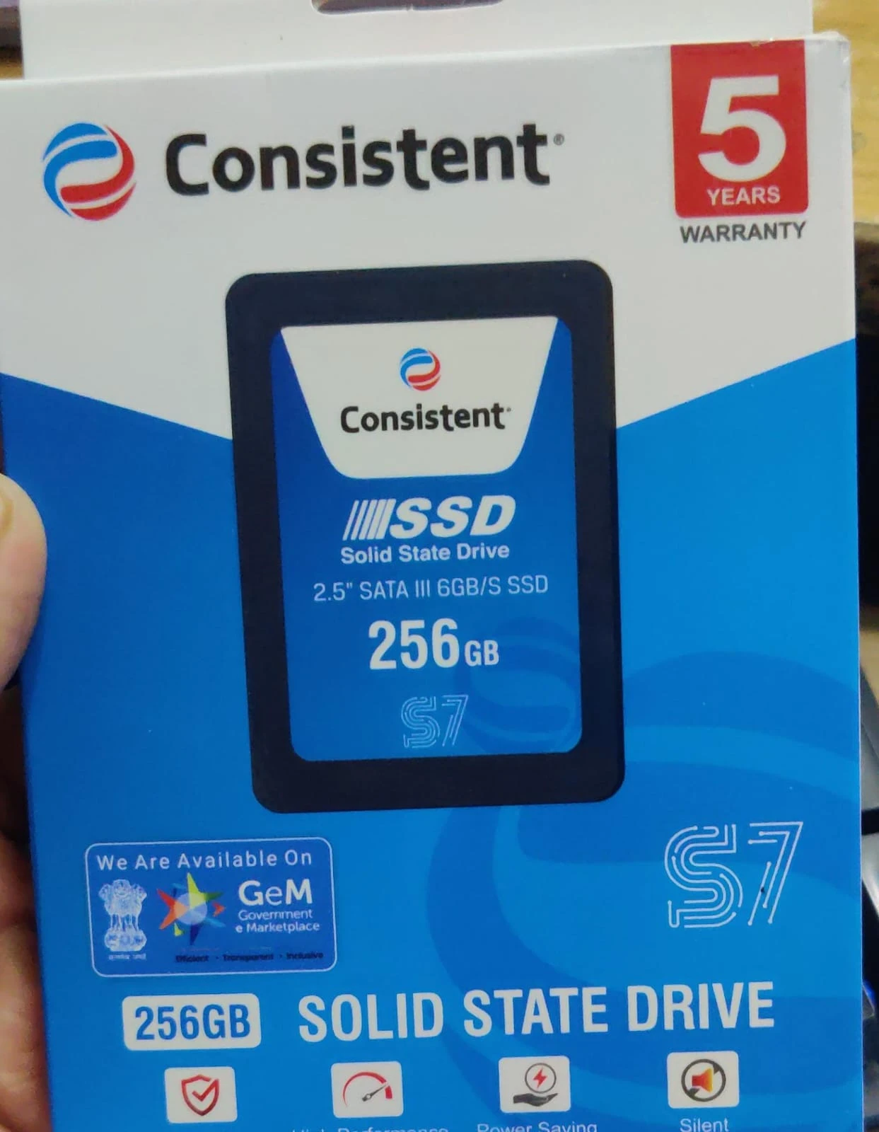 Consistent 256 GB SSD